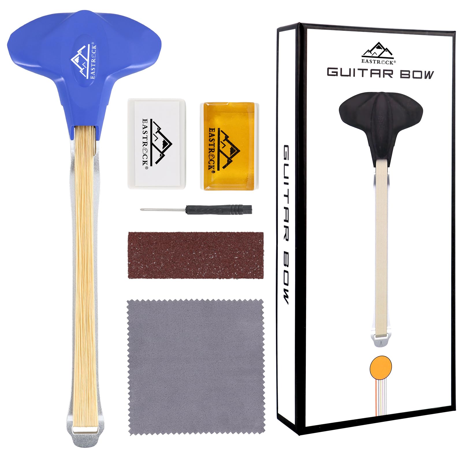 Eastrock Guitar Bow, 2-In-1 Real Horsehair Guitar Bow For Acoustic, Create Violin & Cello-Like Sounds, Christmas Birthday Gift F